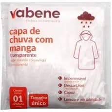 Capa Chuva Manga Longa 1un Vabene