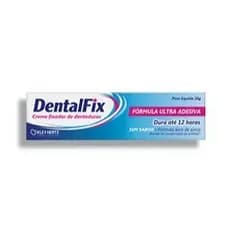 Fixador de Prótese Dentalfix Ultra Adesiva 12h Sem Sabor Creme 20g Hertz