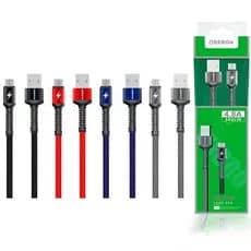 Cabo Carregador de Celular Rápido USB x Micro USB V8 1m 4.8A para Celular OBERON