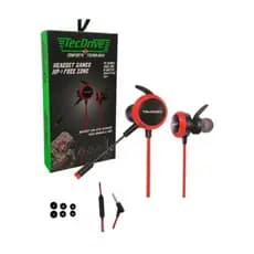 Fone de Ouvido Gamer com Fio E Microfone Compatível com PS4, Xbox One , N-Switch , PC Gamer, Smartphone - TECDRIVE