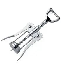 OFERTA 1 Saca Rolhas E Abridor De Garrafas 16,5 Cm Forte de metal