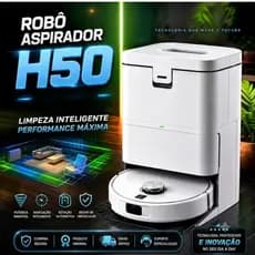 Robô de Limpeza Xiaomi Robot Vacuum H50 e H50 PRO Base de auto Limpeza versão global original lacrado