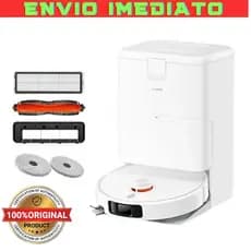 Robô aspirador Vacuum H50 Lavagem automática Estação autolimpante + sucção potente 10.000Pa.