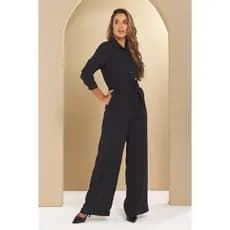 Macacão Feminino Air Flow Elegante Manga Longa