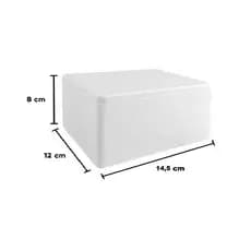 Caixa Térmica Isopor 800ml Escolha Seu Kit