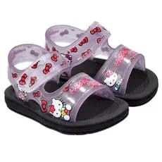Sandalia Feminina Infantil Meninas Velcro Fofa Macia Confortavel Passeios Antiderrapante Calce Facil