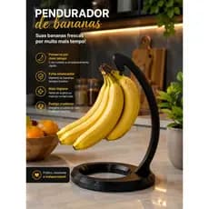 🍌 Pendurador de Bananas 26cm – Mantenha suas bananas frescas por mais tempo!