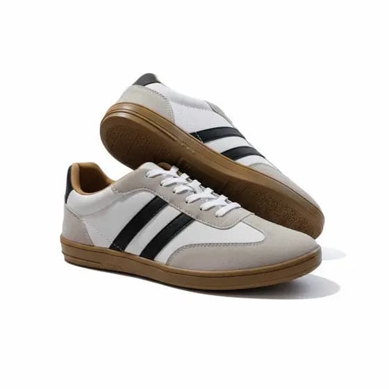 Sapato Tênis Polo Samba casual Retro Masculino Confortavel Solado Costurado