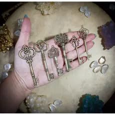Chaves Magicas chave magia bruxaria metalica bronze