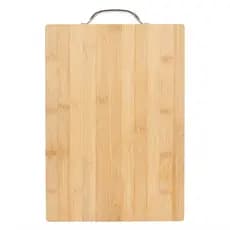 Tábua de Corte Bambu 22x32cm Antibacteriana Resistente para Cozinha Carne Legumes e Frios