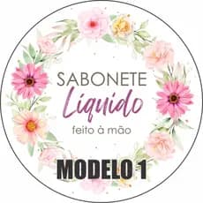 80 Etiquetas Adesivas para Sabonete Artesanal 5x5cm