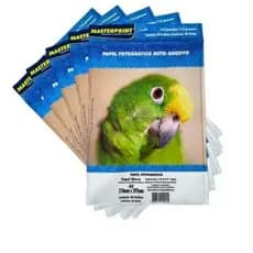 Adesivo Glossy 115g Masterprint Original A4 | Fotográfico Brilhante Alta Qualidade