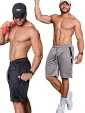 Bermuda Masculina Academia Casual Bolsos Porta Toalha Treino Corrida Ladofit modelo Impact