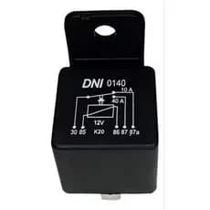 Relé Auxiliar Reversor Universal — 5 Terminais / 40 Amperes / 12 Volts — Para uso em elétrica automotiva