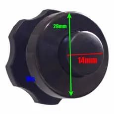 Botao Interruptor Partida Start Pulso 12v E 24 Volts Buzina abrir porta malas botoeira aperta e solta