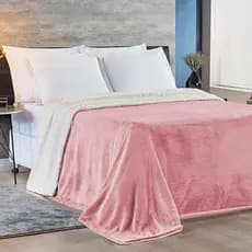 Cobertor Alaska Quarto Casal Queen King Toque Lã Carneiro