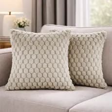 Kit Capas De Almofadas 45cm X 45cm Felpuda Macia Luxo Moderna Decorativa Para Sala ou Quarto