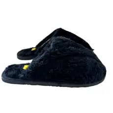 Pantufa Masculina Chinelo Adulto Pelúcia Solado Borracha Top Pantufa Felpuda Chinelo Para Dormir