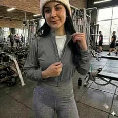 Jaqueta Cropped Feminino Poliamida Tecido Gelado Manga Longa Fitness Academia Treino Conforto Premium Com Zíper Casual