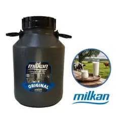 LATÃO DE LEITE MILKAN 20 LITROS LEITEIRA DE PLÁSTICO MILKAN VASILHAME COM TAMPA REFORÇADA
