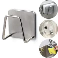 Suporte Porta Esponja Para Bucha De Pia Prateleira De Cozinha Aço Inoxidável Adesivo Extra Forte