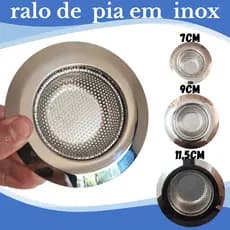 Ralo de Pia em Inox Acabamento Premium
