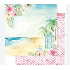 Página para Scrapbook Dupla Face Litoarte 30,5 x 30,5 cm - Modelo SD-1219