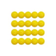 20 esferas/miçangas soft 10 mm similar à bolinha Jamel para pesca de carpa