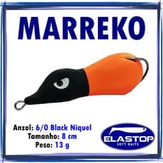 ISCA ARTIFICIAL MARREKO ELASTOP - ISCA PARA TRAÍRA EM LÁTEX