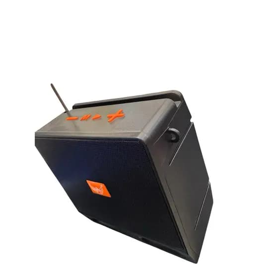 Caixa de Som Bluetooth 200W Portátil AL-532 Grave Potente Rádio FM USB TF Bateria Recarregável com suporte celular
