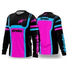 Camisa Camiseta Piloto Fox Motocross Racing Dry Fit Usual Super Esportiva Premium Adulto / Infantil uv50+ envio hoj