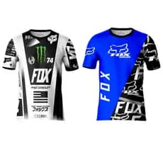 Camisa Camiseta Piloto Fox Motocross Racing Dry Fit Usual Super Esportiva Premium Adulto / Infantil Proteção Uv50+ bikes