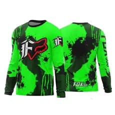 Camisa Camiseta Piloto Fox Motocross Racing Dry Fit Proteção Uv50+ casual Super Esportiva Premium Adulto / Infantil