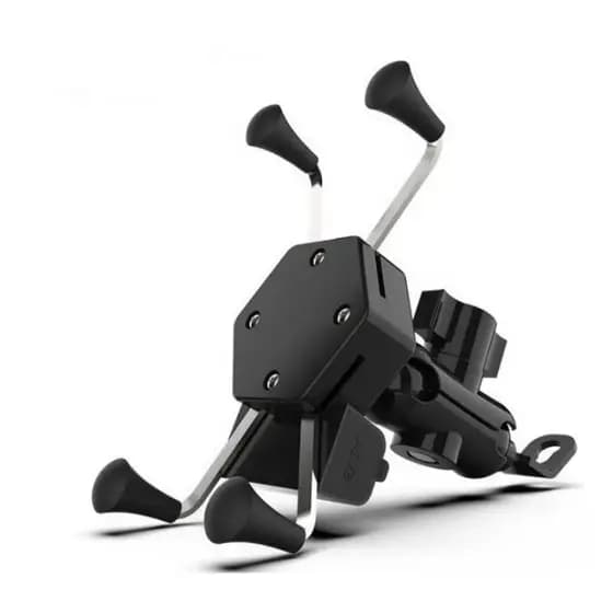 Suporte celular para  moto com carregador Usb