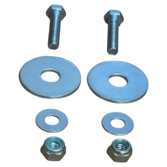 Kit 4 Parafusos Arruela Porca P/ Fixar Baú 90 Até 162 Litros