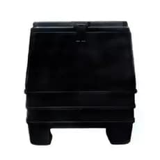 Baú 126 Litros Motofrete Motoboy Carga Entrega Liso Preto Nakabox Mn3