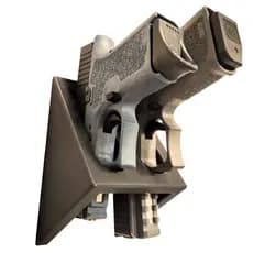 Suporte para Pistola Arma Airsoft - Para Paredes, Cofres ou Esconderijo - Saque rápido