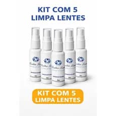 Kit com 5 limpa lentes Indicado para limpar Óculos de grau e de sol Telas (celular, tablet e notebook) Lentes de câmeras
