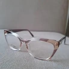 Armação para óculos de grau gatinha feminina degradê marrom 100% nylon gatinho estilosa modelo AJ6627