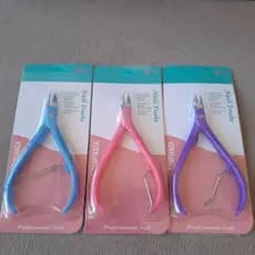 Alicate de Cutícula Profissional Inox Colorido | Removedor de Cutículas para Manicure e Pedicure | 1 Unidade