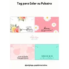 TAG para Colar Pulseira, cartela, bijouteria, semi joia