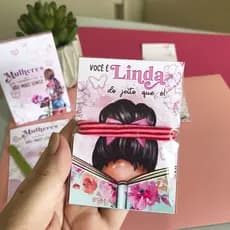 TAG para xuxinha / elástico Dia das Mulheres Mimo para cliente