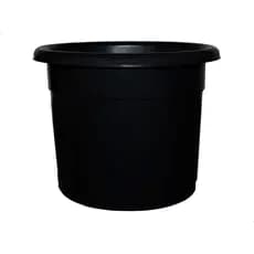 Vaso flor Premium Cachepot Plantas Plastico N°22 - Preto