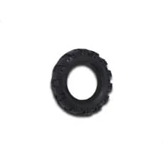 Brinquedo para Cachorro Pneu Pet Maciço Preto Médio 12cm