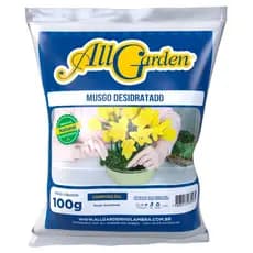 Musgo Desidratado P/ Orquídeas e Paisagismo All Garden 100gr