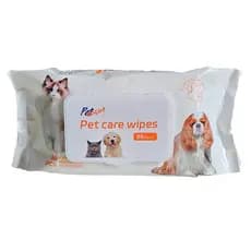 Lenço Umedecido para Cães e Gatos Pet Vogue 20x15cm 80 Pçs