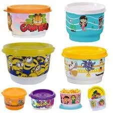 Tupperware Potinho 140ml Multiuso Tapoer Pote para lanche Liso/Decorado