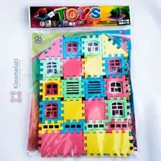 Casa Montagem Brinquedo Quebra-Cabeça Educacional Para Crianças/LEGO/Blocos Engraçados/Bloco De Construção /