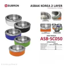 Cinzeiro Coreano De 2 Camadas-Subron