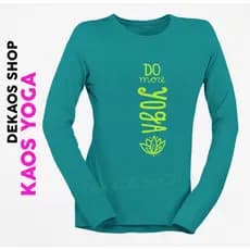 T-Shirt De Ioga De Manga Comprida Para Mulheres/Ginástica Feminina/Roupas/TOPS SHIRTS DEKAOS 1089LO